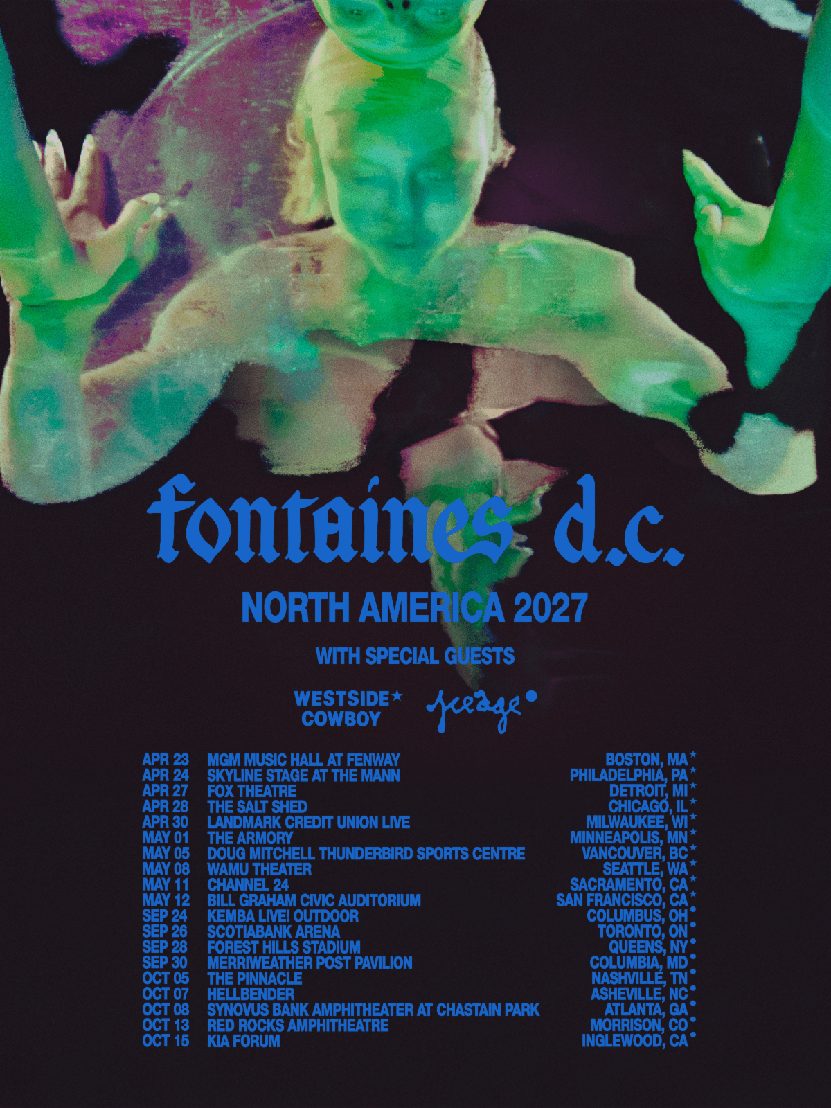 Fontaines D.C. Plot 2027 North American Tour — image 6
