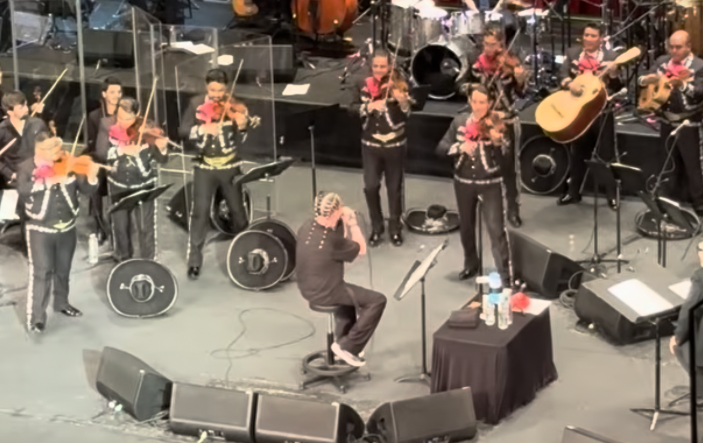 Mike Patton Performs With Mariachi Gama 1000 For Mondo Cane's Mexico Debut