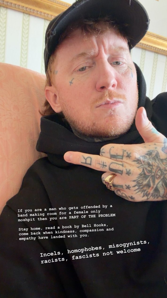 Frank Carter Curses Out Man Who Crashed Women-Only Sex Pistols Mosh Pit — image 5