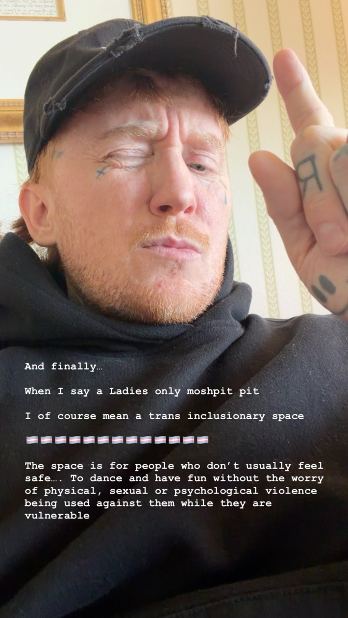 Frank Carter Curses Out Man Who Crashed Women-Only Sex Pistols Mosh Pit — image 7
