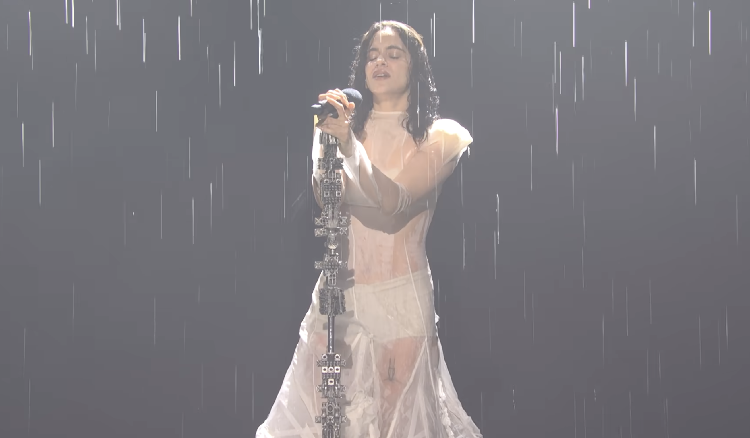 Rosalía Brings Lux To SNL, Appears In Sketch About Jelly Roll Playing Sphere